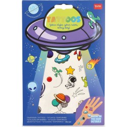 Legami Temporary Tattoos space tattoo TTA0002 8052694028244