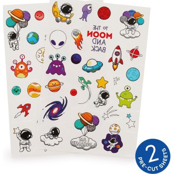 Legami Temporary Tattoos space tattoo TTA0002 8052694028244