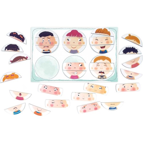 As company Happihobbi Emotions 42 Educational Paper Magnets For 3+ Years 1029-64077 5203068640774