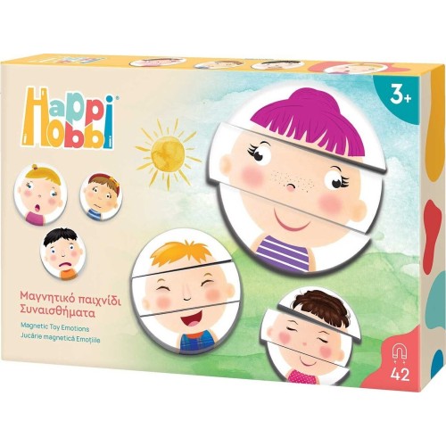 As company Happihobbi Emotions 42 Educational Paper Magnets For 3+ Years 1029-64077 5203068640774