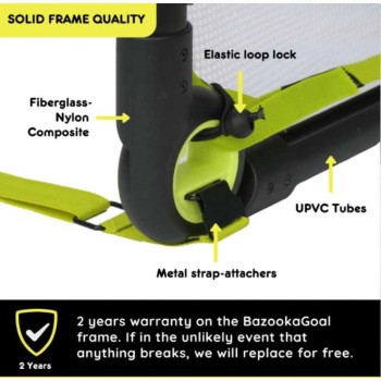 ΑΘΛΟΠΑΙΔΙΑ Bazooka Soccer Goal Plastic - Black/yellow 09.56001 5060264300419