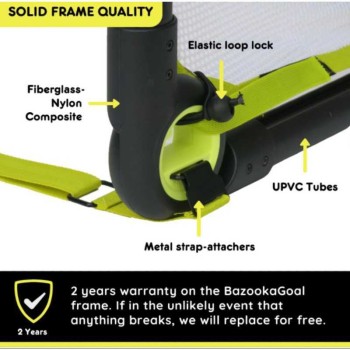 ΑΘΛΟΠΑΙΔΙΑ Bazooka Soccer Goal Plastic - Black/yellow 09.56003 5060264300143