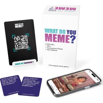 As company as επιτραπέζιο παιχνίδι what do you meme? now with gifs για ηλικίες 18+ χρονών και 3-8 παίκτες 1040-23224 52030682322