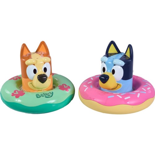 As company Toomies Baby Bath toy Bluey Lifebuoy and Figure for 18+ Months 1000-73623 5011666736238