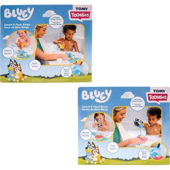 As company Toomies Baby Bath toy Bluey Lifebuoy and Figure for 18+ Months 1000-73623 5011666736238