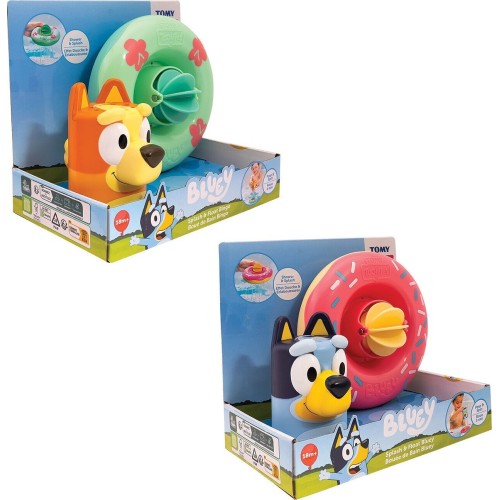 As company Toomies Baby Bath toy Bluey Lifebuoy and Figure for 18+ Months 1000-73623 5011666736238