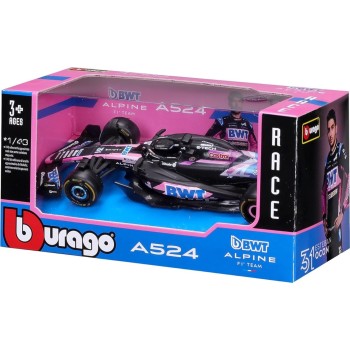 Formula 1 Htlnuzd Bburago 1:43 2024 New F1 Bwt Alpine A52410 Pierre Gasly Alloy Racin 18/60039 4893993382194