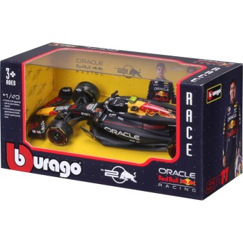 Bburago formula 1 oracle red bull racing rb20 2024: 1:43 scale model car by driver  18/60039 4893993018130