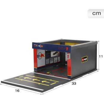 Bburago Formula 1 1:43 2024 Race Oracle Red Bull Rb20 Pit Pass, Max Verstappen 1 Diorama 18/38453 (#1) 4893993384532