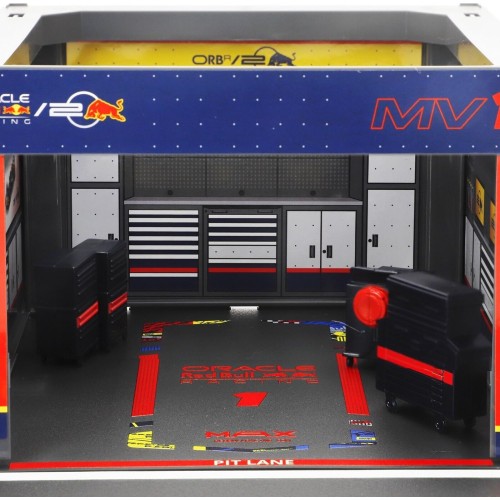 Bburago 1:43 2024 Race Oracle Red Bull Rb20 Pit Pass, Verstappen 1 18/38453 (#1) 4893993384532