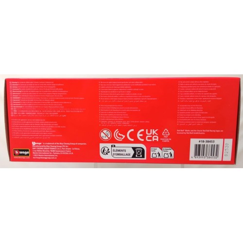 Bburago Formula 1 1:43 2024 Race Oracle Red Bull Rb20 Pit Pass, Max Verstappen 1 Diorama 18/38453 (#1) 4893993384532