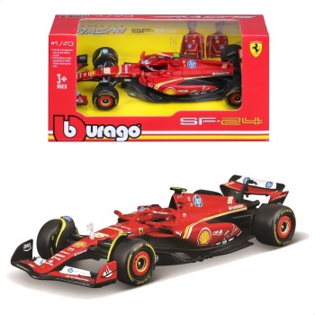 Formula 1 Bburago 1/43 - Sf-24 For Scuderia Ferrari F1 Team Sf24 Signature Die Cast 18/60039 4893993016549