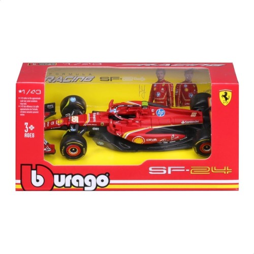 Formula 1 Bburago 1/43 - Sf-24 For Scuderia Ferrari F1 Team Sf24 Signature Die Cast 18/60039 4893993016549