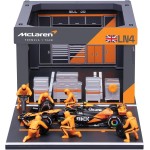 Bburago Formula 1 Pit Stop Mclaren Mcl38 20244 Norris, Playset Με Diorama, 1:43 Και 6 Μηχανικοί 18/38451 (#4) 4893993384518