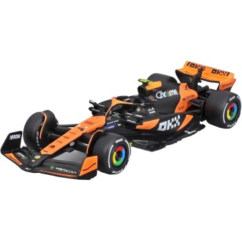 Bburago Formula 1 Pit Stop Mclaren Mcl38 20244 Norris, Playset Με Diorama, 1:43 Και 6 Μηχανικοί 18/38451 (#4) 4893993384518