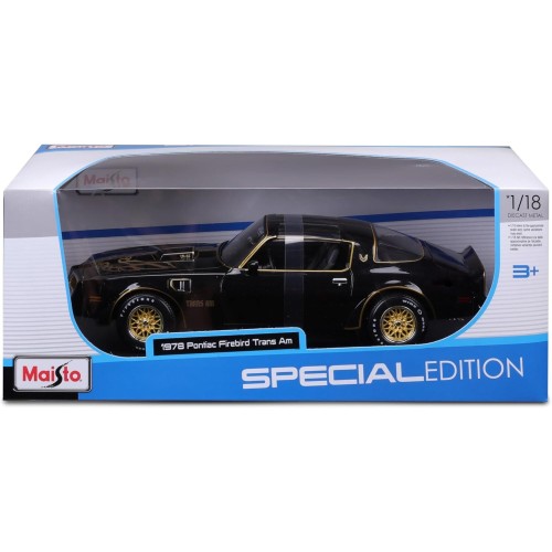 Maisto 1:18 SE 1978 Pontiac Firebird Trans Am 48/31464 BK 090159314646