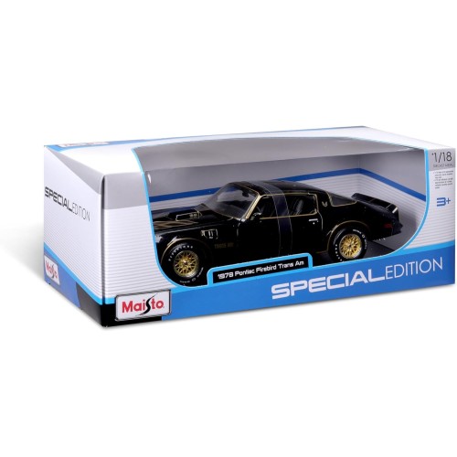 Maisto 1:18 SE 1978 Pontiac Firebird Trans Am 48/31464 BK 090159314646