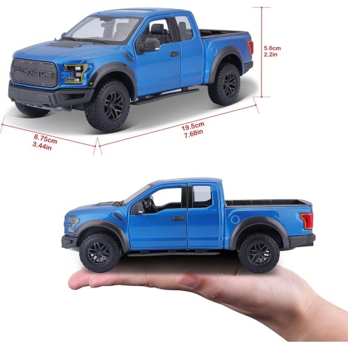 Maisto 1:24 SE Trucks 2017 Ford F150 Raptor - Blue 48/31266 BU 090159073093