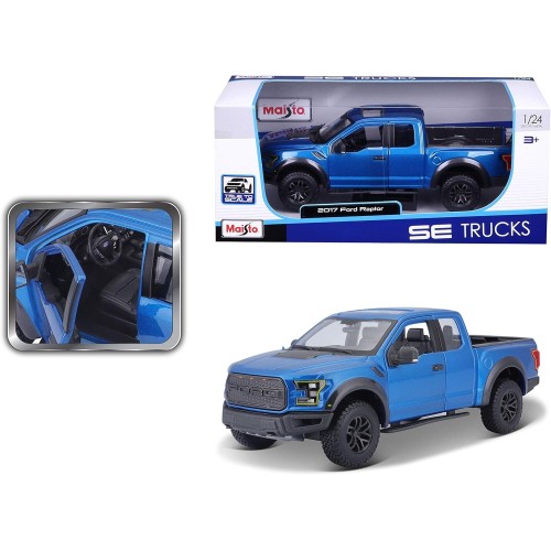 Maisto 1:24 SE Trucks 2017 Ford F150 Raptor - Blue 48/31266 BU 090159073093