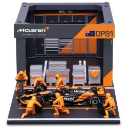 Bburago Formula 1 1/43 F1 Pit Pass - Mclaren (N.81) Oscar Piastri 18/38451 (#81) 4893993018048