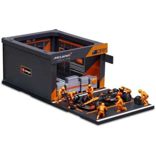 Bburago Formula 1 1/43 F1 Pit Pass - Mclaren (N.81) Oscar Piastri 18/38451 (#81) 4893993018048