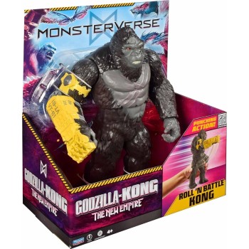 Giochi Preziosi monsterverse godzilla x kong official  kong roll n battle figure – 11-inch  MN320100A 8056379187370