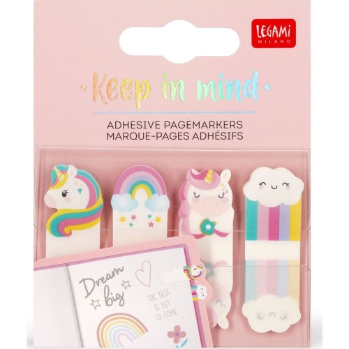 Legami Unicorn Adhesive Pagemarkers - Keep in Mind unicorn SKN0001 8052694010690