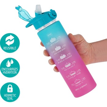 Legami Goals Bottle - Sunrise Vibes - Love Yourself Sunrise Vibes GBT0001 8053610784916