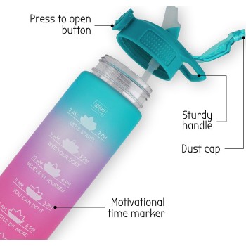 Legami Goals Bottle - Sunrise Vibes - Love Yourself Sunrise Vibes GBT0001 8053610784916