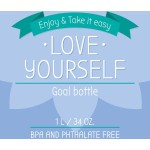 Legami Goals Bottle - Sunrise Vibes - Love Yourself Sunrise Vibes GBT0001 8053610784916