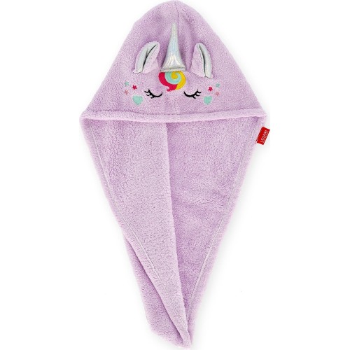 Legami Unicorn Hair Turban Towel - Love My Hair unicorn HTW0003 8052694023157