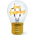 Legami Decorative Lightbulb-shaped Table Lamp - Be Happy - Bulb Fiction happy CLB0015 8052694027674