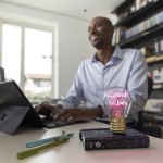 Legami Decorative Lightbulb-shaped Table Lamp - Good Vibes - Bulb Fiction good vib CLB0016 8052694027681