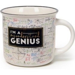 Legami Porcelain Mug - Genius - Cup-puccino misunderstood genius CUP0064 8052694002237
