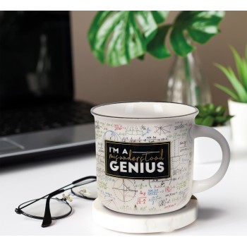 Legami Porcelain Mug - Genius - Cup-puccino misunderstood genius CUP0064 8052694002237