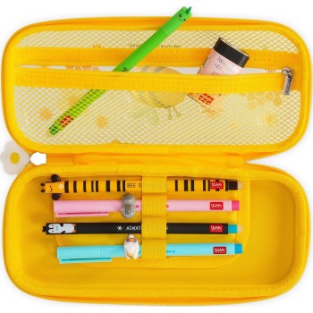 Legami Bee Rigid Transparent Pencil Case - Wonderwow bee PCR0006 8052694027537