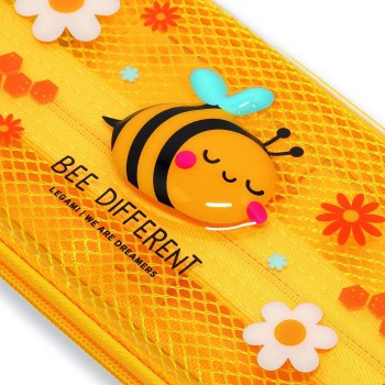 Legami Bee Rigid Transparent Pencil Case - Wonderwow bee PCR0006 8052694027537