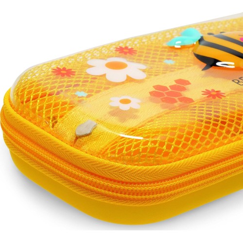 Legami Bee Rigid Transparent Pencil Case - Wonderwow bee PCR0006 8052694027537