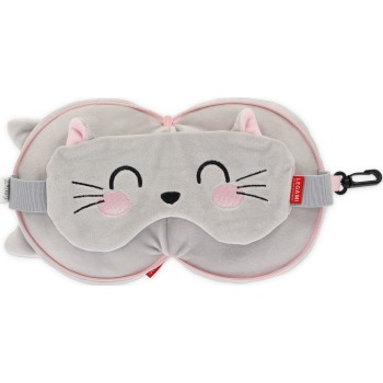 Legami Kitty Travel Pillow With Sleep Mask - My Travel Buddy kitty CTP0005 8052694030520