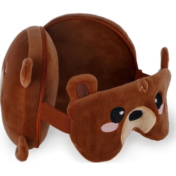 Legami Teddy Bear Μαξιλάρι Ταξιδιού Με Μάσκα Ύπνου - My Travel Buddy Αρκουδάκι CTP0002 8053610784268