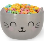 Legami Stoneware Cereal Bowl - Kitty - Buongiorno! kitty BWL0002 8052694023676
