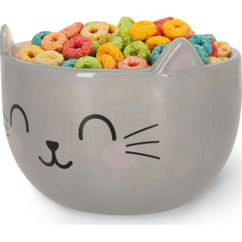 Legami Stoneware Cereal Bowl - Kitty - Buongiorno! kitty BWL0002 8052694023676