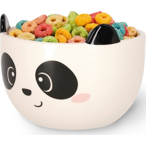 Legami Stoneware Cereal Bowl - Panda - Buongiorno! panda BWL0001 8052694023669