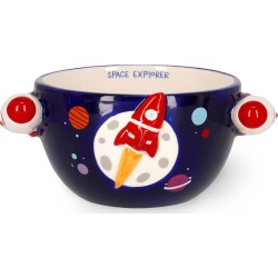 Legami Stoneware Cereal Bowl - Space - Buongiorno! space BWL0004 8052694023690