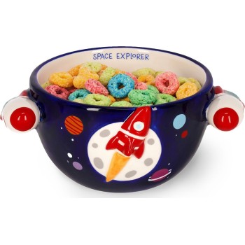 Legami Stoneware Cereal Bowl - Space - Buongiorno! space BWL0004 8052694023690