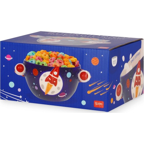 Legami Stoneware Cereal Bowl - Space - Buongiorno! space BWL0004 8052694023690