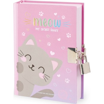Ημερολόγιο Με Κλειδί Legami My Secret Diary With Padlock -Meow Dia0014 DIA0014 8052694040215