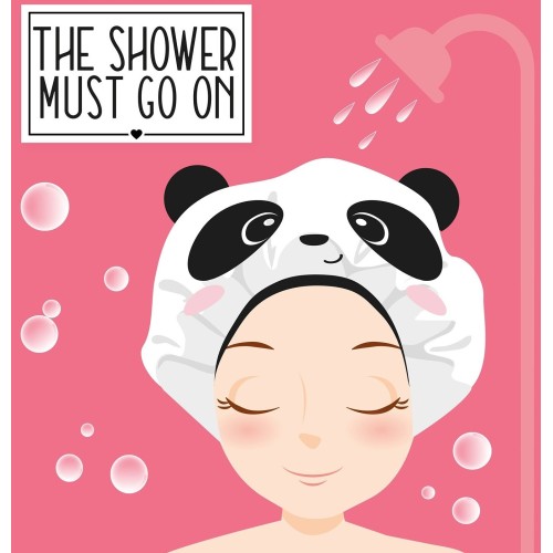 Σκουφάκι Μπάνιου Legami Shower Cap - The Shower Must Go On - Panda Shc0001 SHC0001 8052694000929