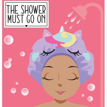 Legami Unicorn Shower Cap - The Shower Must Go On unicorn SHC0002 8052694000936