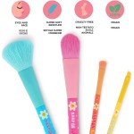 Legami Set of 4 Daisy Makeup Brushes - Oh My Glow! daisy MUBS0004 8052694023140